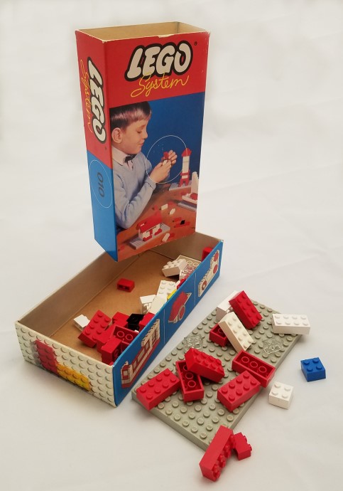 Конструктор LEGO (ЛЕГО) System 010 Basic Building Set in Cardboard