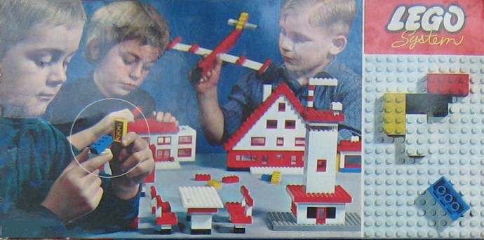 Конструктор LEGO (ЛЕГО) System 040 Basic Building Set in Cardboard