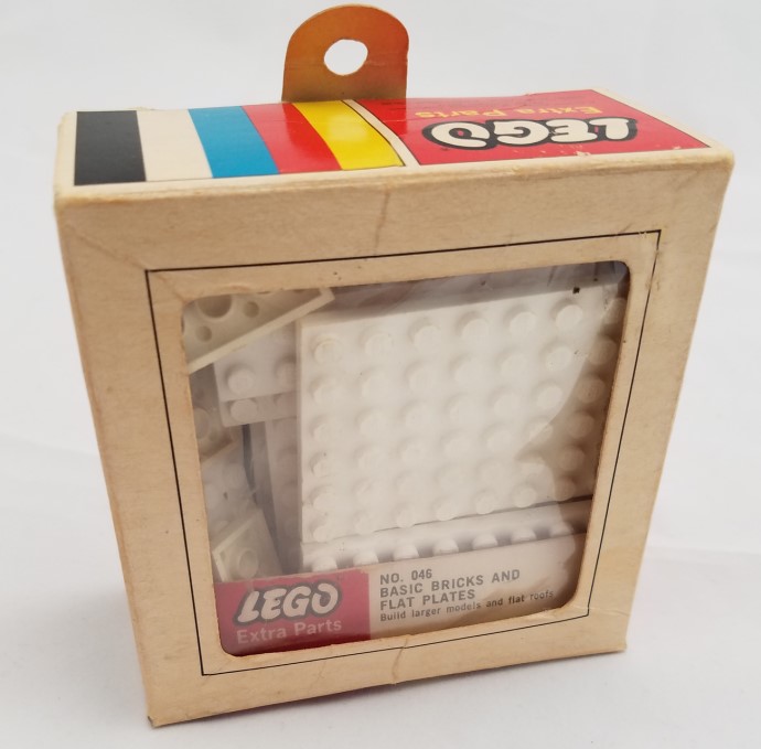 Конструктор LEGO (ЛЕГО) Samsonite 046 Assorted White Bricks & Plates