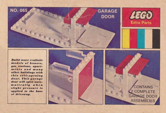 Конструктор LEGO (ЛЕГО) Samsonite 065 2 Garage Door Kits