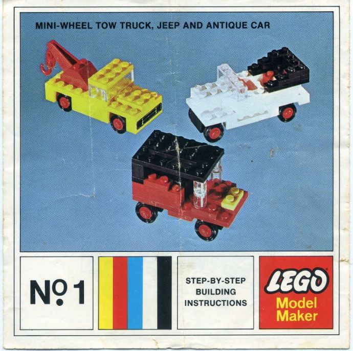 Конструктор LEGO (ЛЕГО) Samsonite 1 Mini-Wheel Model Maker No. 1 (Kraft Velveeta)