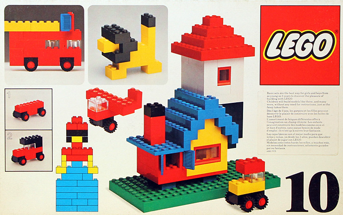 Конструктор LEGO (ЛЕГО) Basic 10 Basic Building Set, 3+