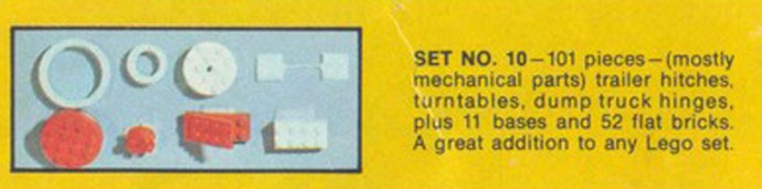 Конструктор LEGO (ЛЕГО) Samsonite 10 Promotional Basic Set No. 10 (Kraft Velveeta)