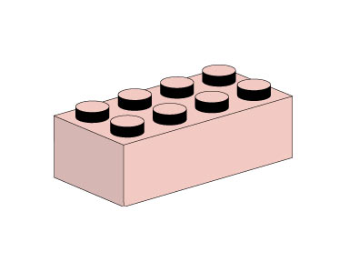 Конструктор LEGO (ЛЕГО) Bulk Bricks 10005 2x4 Sand Red Bricks