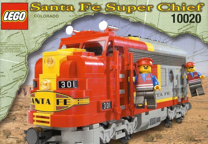 Конструктор LEGO (ЛЕГО) Trains 10020 Santa Fe Super Chief