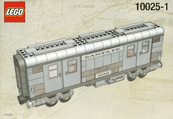 Конструктор LEGO (ЛЕГО) Trains 10025 Santa Fe Cars - Set I