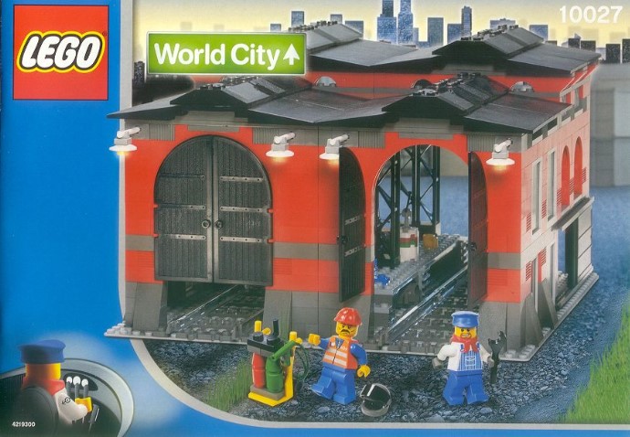 Конструктор LEGO (ЛЕГО) World City 10027 Train Engine Shed