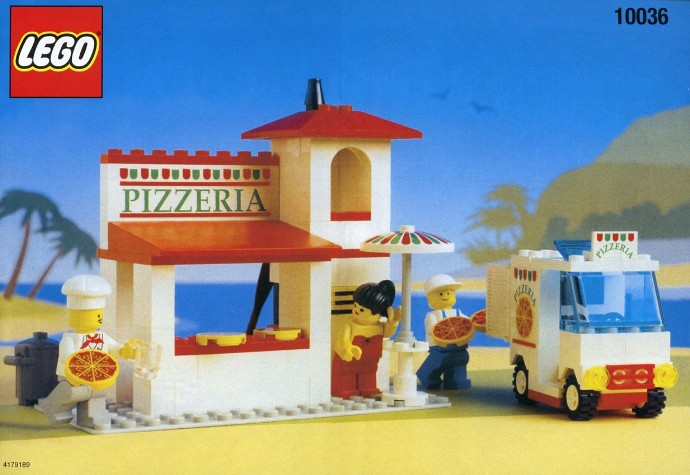 Конструктор LEGO (ЛЕГО) Town 10036 Pizza-To-Go