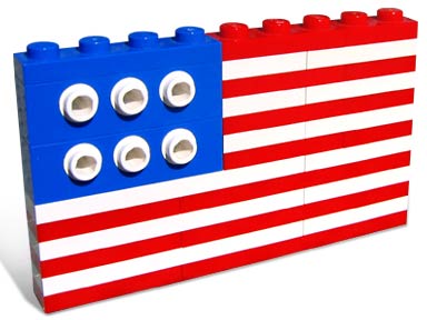 Конструктор LEGO (ЛЕГО) Bulk Bricks 10042 U.S. Flag