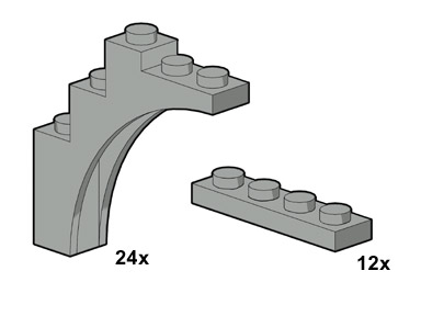 Конструктор LEGO (ЛЕГО) Bulk Bricks 10047 Arch
