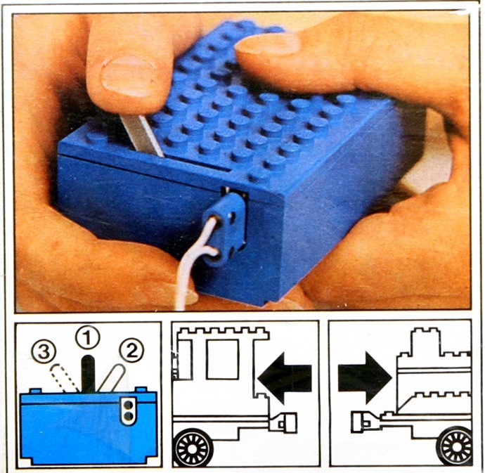 Конструктор LEGO (ЛЕГО) Trains 101 4.5V Battery Case