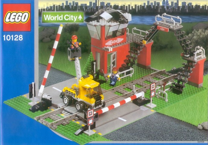 Конструктор LEGO (ЛЕГО) World City 10128 Train Level Crossing