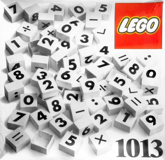 Конструктор LEGO (ЛЕГО) Dacta 1013 Numbers - 6 symbols