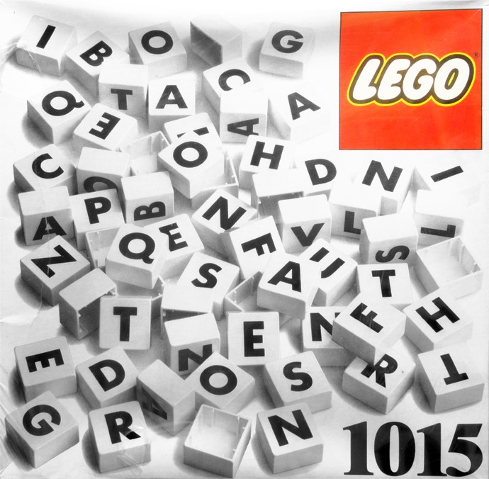 Конструктор LEGO (ЛЕГО) Dacta 1015 Letters Large