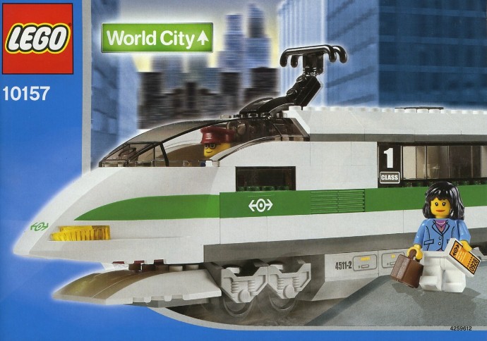 Конструктор LEGO (ЛЕГО) World City 10157 High Speed Train Locomotive