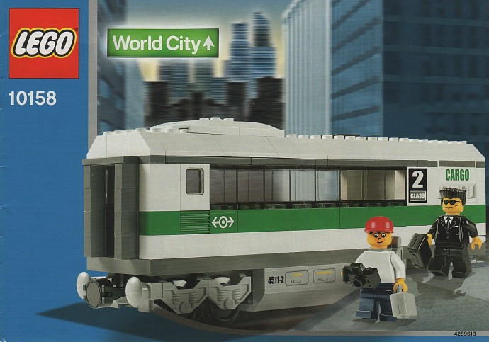 Конструктор LEGO (ЛЕГО) World City 10158 High Speed Train Car