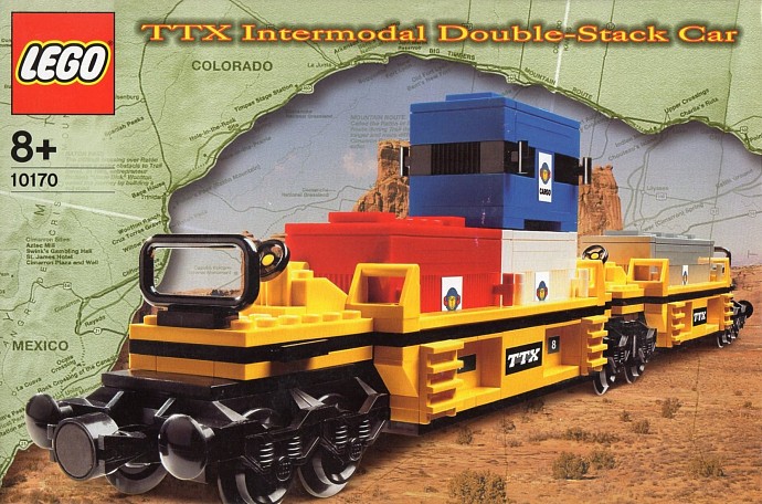 Конструктор LEGO (ЛЕГО) Trains 10170 TTX Intermodal Double-Stack Car
