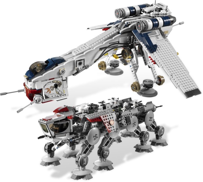 Конструктор LEGO (ЛЕГО) Star Wars 10195 Republic Dropship with AT-OT Walker