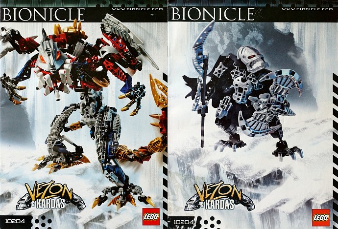 Конструктор LEGO (ЛЕГО) Bionicle 10204 Vezon & Kardas