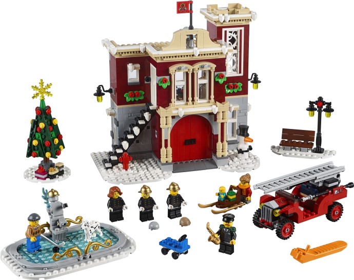 Конструктор LEGO (ЛЕГО) Creator Expert 10263 Winter Village Fire Station
