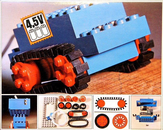 Конструктор LEGO (ЛЕГО) Universal Building Set 103 4.5V Motor Set with Rubber Tracks