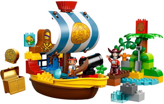 Конструктор LEGO (ЛЕГО) Duplo 10514 Jake's Pirate Ship Bucky