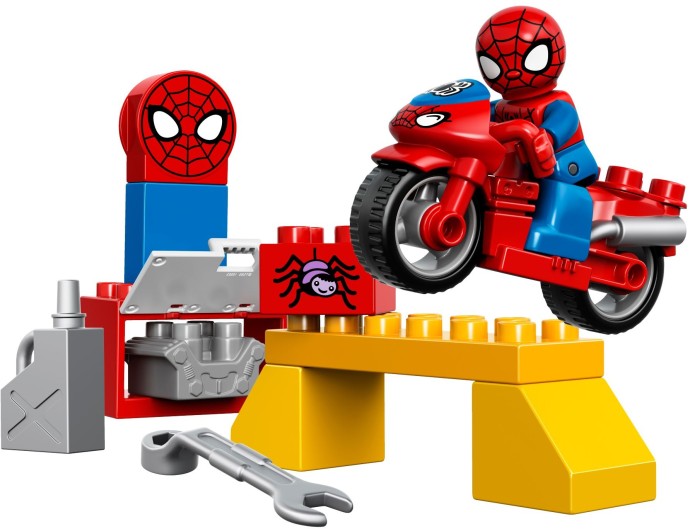 Конструктор LEGO (ЛЕГО) Duplo 10607 Spider-Man Web-Bike Workshop