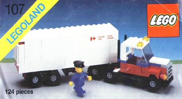 Конструктор LEGO (ЛЕГО) Town 107 Mail Truck