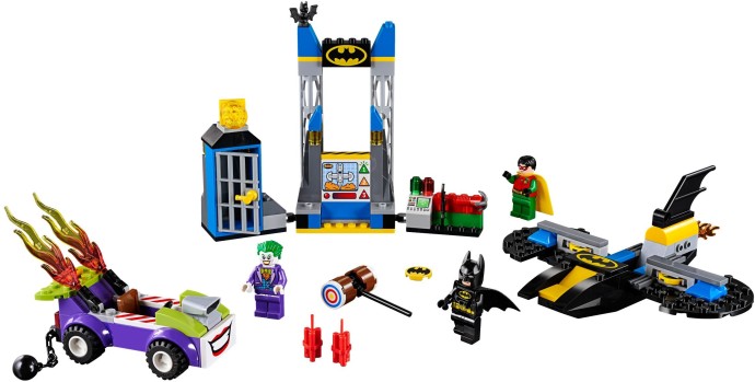 Конструктор LEGO (ЛЕГО) Juniors 10753 The Joker Batcave Attack