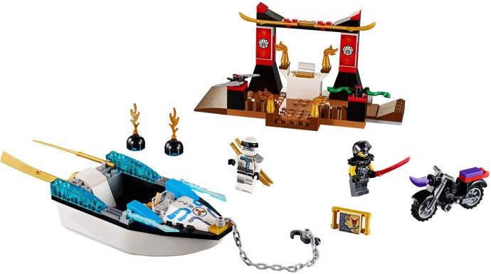 Конструктор LEGO (ЛЕГО) Juniors 10755 Zane's Ninja Boat Pursuit