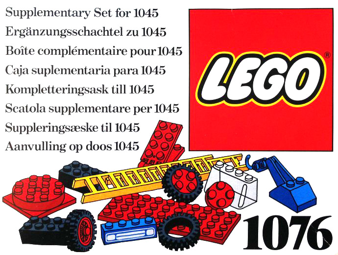 Конструктор LEGO (ЛЕГО) Dacta 1076 LEGO Car and Truck Supplementary Set