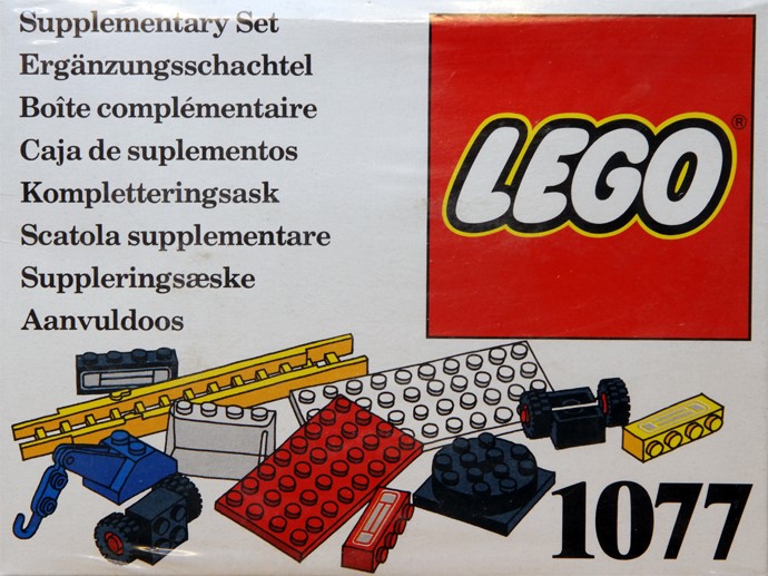 Конструктор LEGO (ЛЕГО) Dacta 1077 Supplementary Set