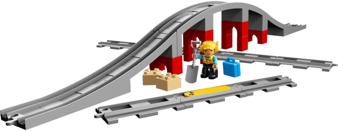 Конструктор LEGO (ЛЕГО) Duplo 10872 Train Bridge and Tracks