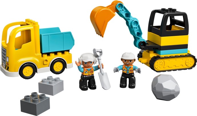 Конструктор LEGO (ЛЕГО) Duplo 10931 Truck & Tracked Excavator