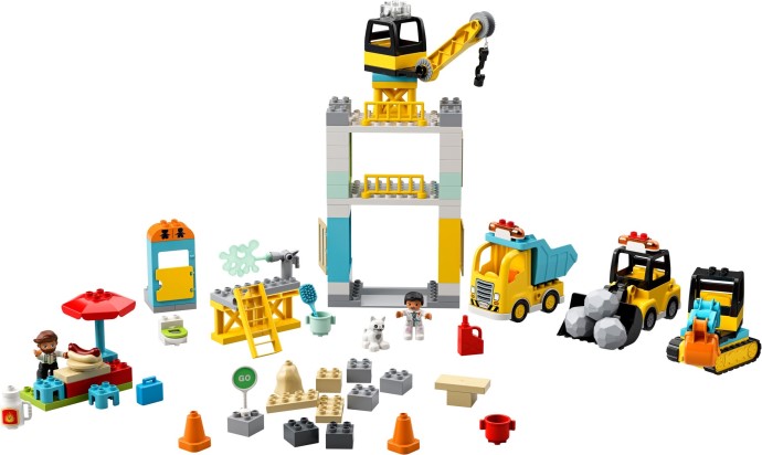 Конструктор LEGO (ЛЕГО) Duplo 10933 Tower Crane & Construction
