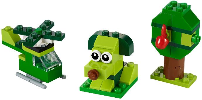 Конструктор LEGO (ЛЕГО) Classic 11007 Creative Green Bricks