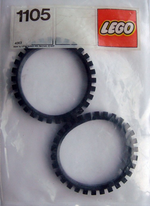 Конструктор LEGO (ЛЕГО) Service Packs 1105 Two Rubber Crawler Tracks