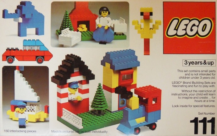 Конструктор LEGO (ЛЕГО) Universal Building Set 111 Building Set, 3+
