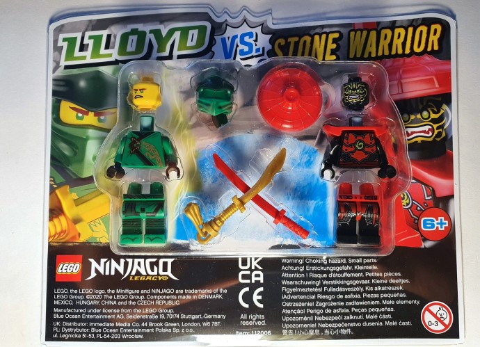 Конструктор LEGO (ЛЕГО) Ninjago 112006 Lloyd vs. Stone Warrior blister pack
