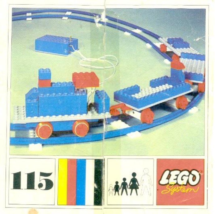 Starter Train Set with Motor 115 Trains LEGO