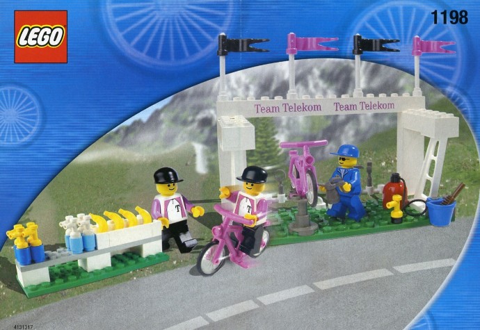 Конструктор LEGO (ЛЕГО) Town 1198 Telekom Race Cyclists and Service Crew