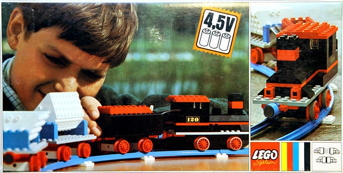 Конструктор LEGO (ЛЕГО) Trains 120 Complete Freight Train Set with Tipper Trucks
