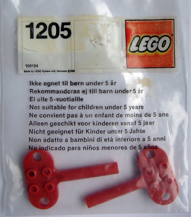 Конструктор LEGO (ЛЕГО) Service Packs 1205 Keys for wind-up motor