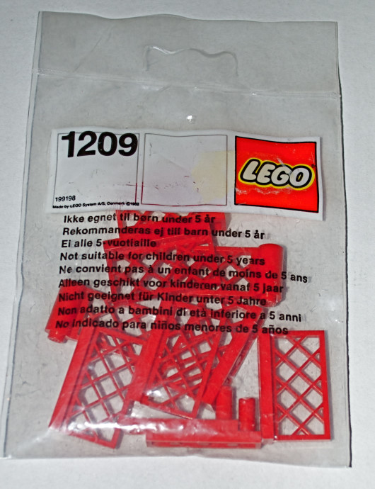 Конструктор LEGO (ЛЕГО) Service Packs 1209 {Fences and Gates}