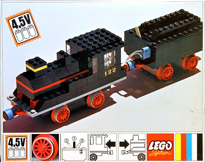 Конструктор LEGO (ЛЕГО) Trains 122 Loco and Tender