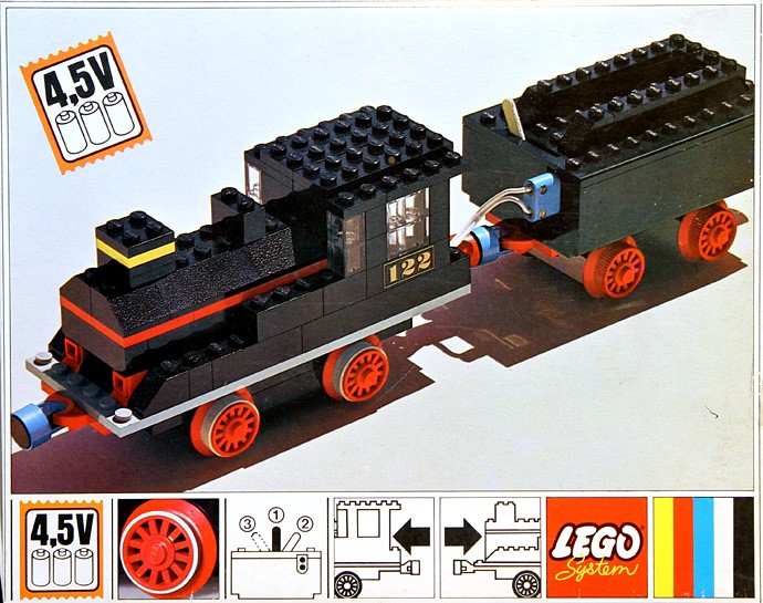 Loco and Tender 122 Trains LEGO