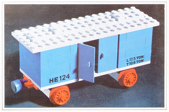 Конструктор LEGO (ЛЕГО) Trains 124 Goods Wagon