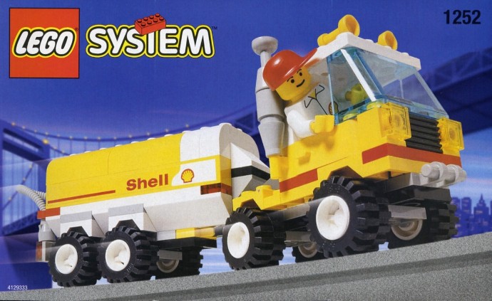 Конструктор LEGO (ЛЕГО) Town 1252 Shell Tanker