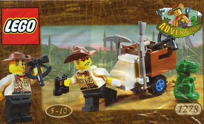 Конструктор LEGO (ЛЕГО) Adventurers 1278 Jones and Baby Tyranno