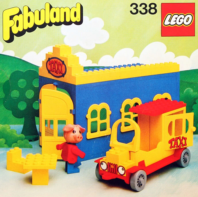 Конструктор LEGO (ЛЕГО) Fabuland 128 Taxi Station